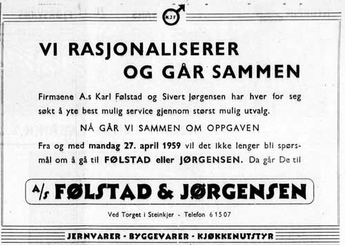 Annonse etablering Flstad & Jrgensen