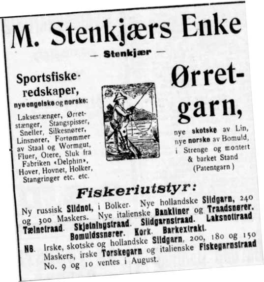 M. Stenkjrs Enke - annonse