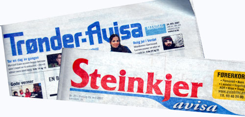 Aviser i Steinkjer