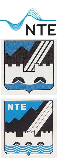1-2-3: Tre generasjoner NTE-logoer.