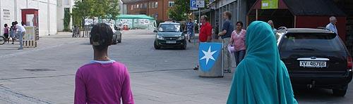 MANGFOLD: Steinkjers gater har blitt litt mer multikulturelle p de 30 rene som har gtt siden jeg fikk negerdukke til bursdagen min og ble livredd for den.